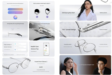Huawei ra mắt Smart Glasses 2: Kính thông minh khung titan, pin 11 giờ, hỗ trợ dịch thuật và theo dõi sức khỏe