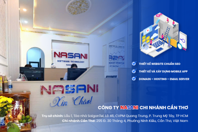 Nasani Cần Thơ – Giải pháp Domain, Hosting, Email Server cho doanh nghiệp
