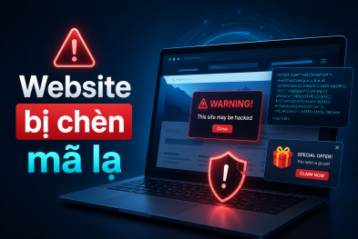 Website bị chèn mã lạ thường có những dấu hiệu nào?