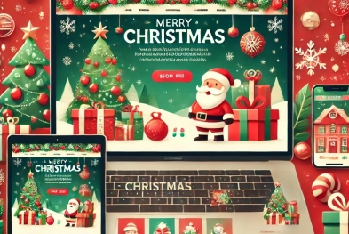 Công ty Nina gợi ý cho bạn cách tạo không khí Noel ấm áp cho website